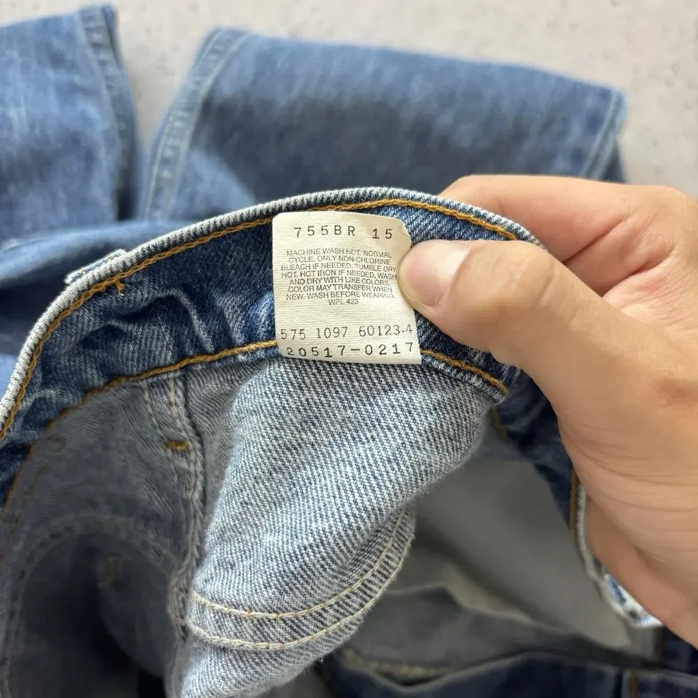 Vintage Levis 517 Orange Tab Bootcut Jeans Men 34x32 Made in USA 1997 575 Vtg - Picture 6 of 6